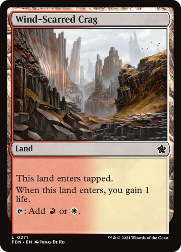 Foil wind scarred crag - foil, wind-scarred