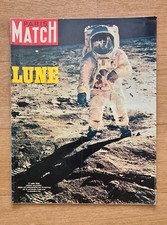 Paris Match n°1058  16/08/1969 1er Pas de l'Homme Sur La Lune Numéro Historique