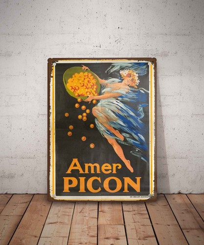 Plaque métal vintage - , amer
