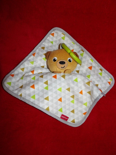 Doudou plat reversible fisher - doudou,