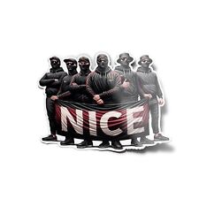 PACK x5 AUTOCOLLANTS STICKERS Hooligans Nice OGC Nissa fans populaire sud ultras