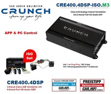 Amplificateur DSP Crunch CRE400.4DSP-ISO.M3 compatible avec BMW Série 3 G20...