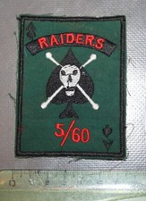 Patch Ace of Spades 5/60th Raiders 9th DI US Viêtnam war