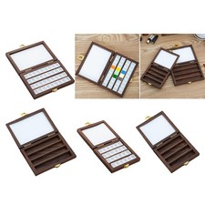 Boîte de palette d'aquarelle vide Boîte de peinture en bois avec palette de