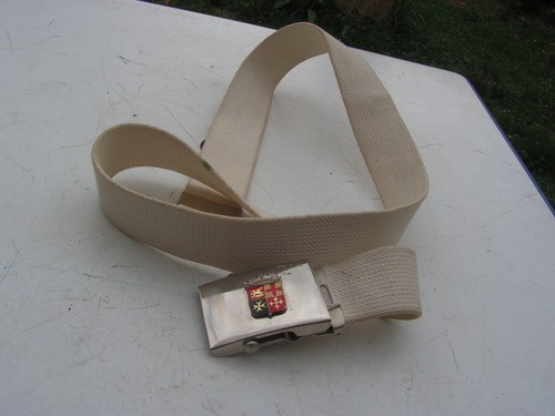 Ceinture militaire marine - ,
