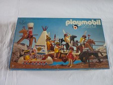 PLAYMOBIL 3406 WESTERN INDIEN PERSONNAGE SET ACCESSOIRES VINTAGE