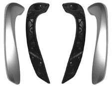 Bras de porte chrom� int�rieur gauche et droite pour Megane III et Fluence