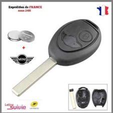 COQUE CLE boitier télécommande plip clé  MINI COOPER S ONE D CLUBMAN 2 + PILE