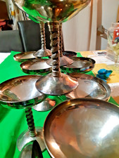 coupe a glace metal argenté