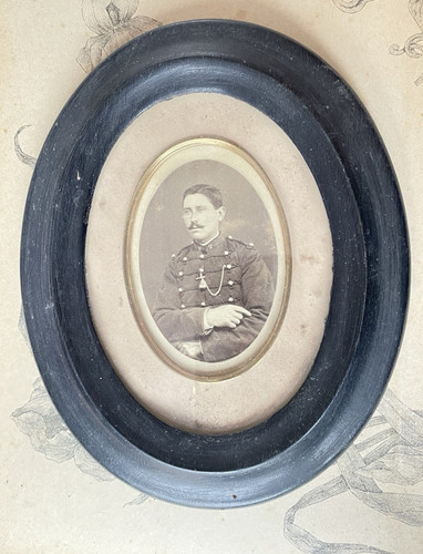 Ancien cadre oval - cadre, en