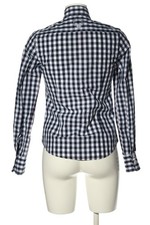 Blouse à carreaux Dames Blouse T EU 34 blanc-bleu foncé style décontracté