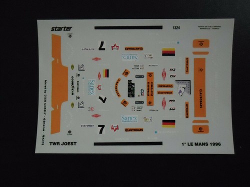 Decal twr joest sanex 7 - twr, n°7