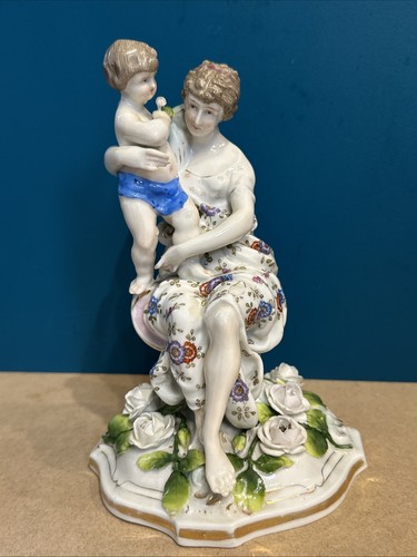 Ancien groupe porcelaine de - ancien,