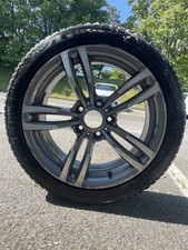 BMW F80 F82 F83 M2 M3 M4 FRONT LEFT RIMWHEEL STYLE 437M 18x9" ET40 SILVER GREY