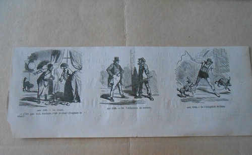 Vignette caricature 1862 - caricature,