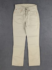 Jean Mom Taille Haute Vintage 90s Levi's 595 W29 L32 Beige Zip Fly