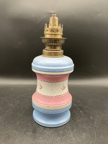 Lampe pétrole porcelaine - lampe, à
