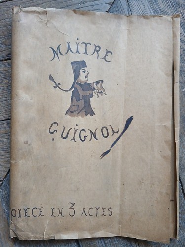 Maitre guignol pièce en - guignol,,