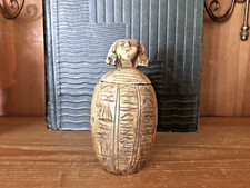 Trésor Historique Ancien Jarre Momification Canopes Égyptien de l'Ancien Empire