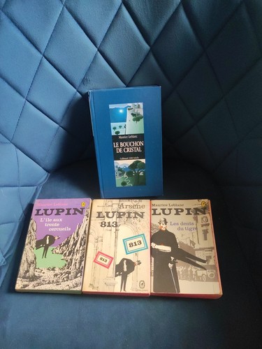 Lot livres arsene lupin - lupin, /