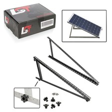 4X Support De Panneau Solaire Support De Montage Support Solaire Noir 118 Cm