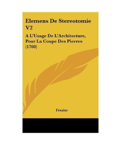 Elemens stereotomie a - de,