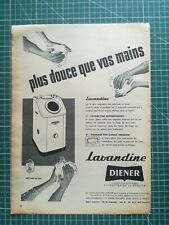 711 PUBLICITE ANCIENNE 1950 Machine à laver Lanvandine Diener
