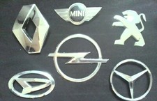 LOGO De Calandres Automobiles X6 PVC Chromé.