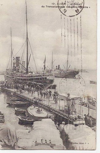 Cpa alger paquebot - cpa,