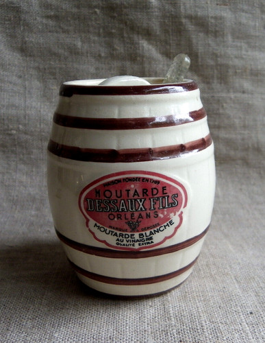 Ancien pot moutarde - À, dessaux