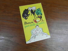 Brochure Prospect Vintage JIL BAS CHAUSSETTES carton decoupage ANIMAUX 1950 