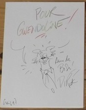 Dédicace de dessinateur BD -