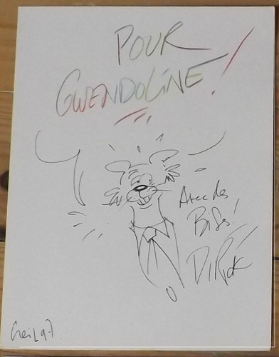 Dédicace dessinateur - dessinateur, bd