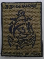 Ecusson Etat-Major 33ème RIMa / Martinique / Fort de France