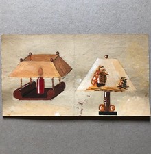 Deux projets de lampes art