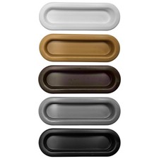 6x Poignée de meuble encastrable 31 x 88 mm plastique placard porte cuisine