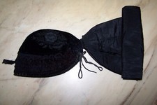 Ancienne Coiffe Bonnet Brodée Fleurs Costume Folklore Alsacien 19 ème