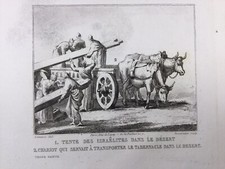 Religion Juive 1859 Tabernacle Israël Terre Sainte Judaïca Rare Gravure