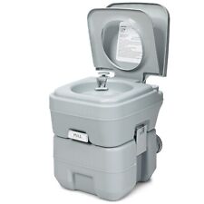 WC Chimique Portable 20L Toilette Chimique Portatif, Réservoir d'eau 10L, pour