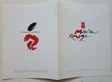 Menu Cabaret du Moulin Rouge, 1996, Trimetal