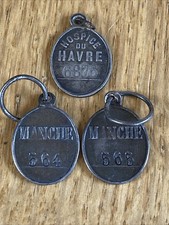 3 Médailles argent d'enfants