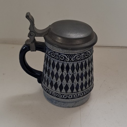 Chope grès avec couvercle - en,