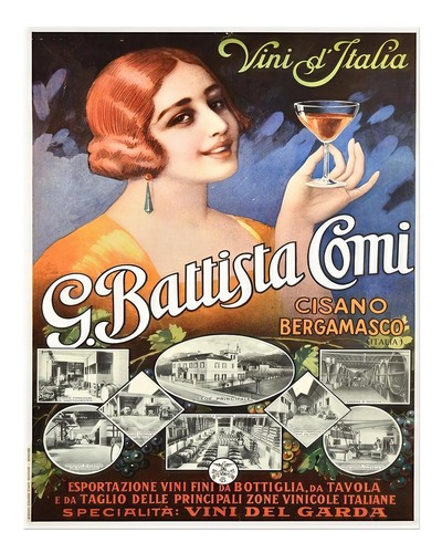 Affiche publicitaire vintage
