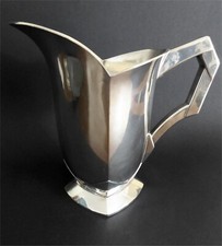 Art Deco GALLIA CHRISTOFLE silver plated jug pitcher design Louis Sue et Mare
