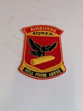 Patch armée us 472nd GLIDER FIELD ARTILLERY BATTALION original  