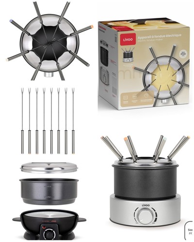 Appareil fondue 800w inox - à,