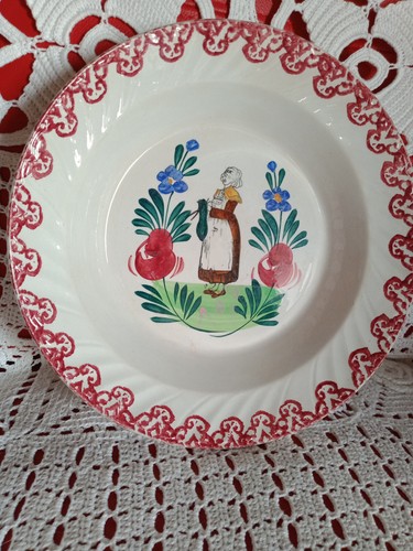 Assiette creuse 25cm faience - creuse,