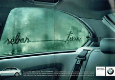 publicité Advertising 0923  2001  BMW  série 3 compact  320 td  2 PAGES