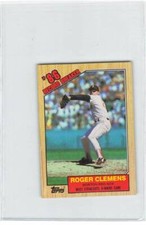 MIKI-AP8-014 BASEBALL CARTE TOPPS NUM 1 ROGER CLEMENS BOSTON RED SOX