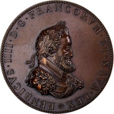 France, Médaille, Henri IV et